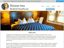 Tablet Screenshot of bluebirdguesthouse.com